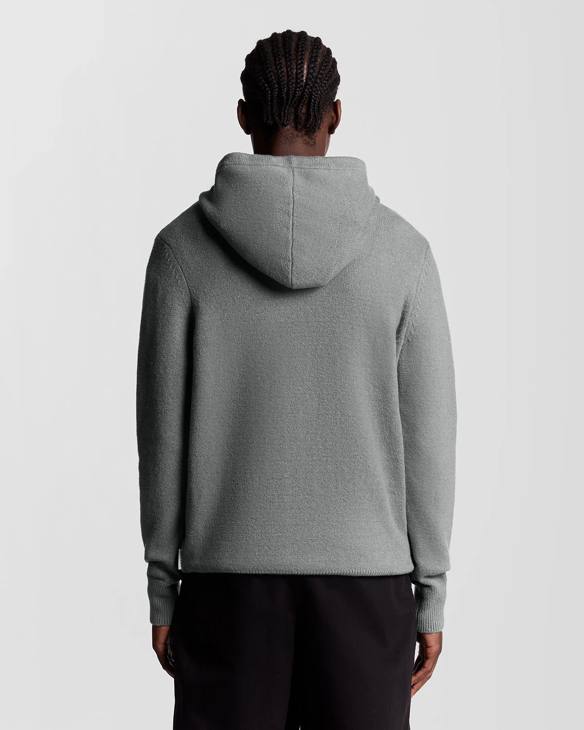 Knitted Script Hoodie