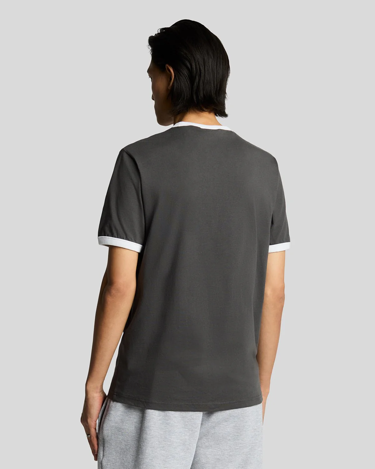 Ringer Cotton Crew Neck T-Shirt