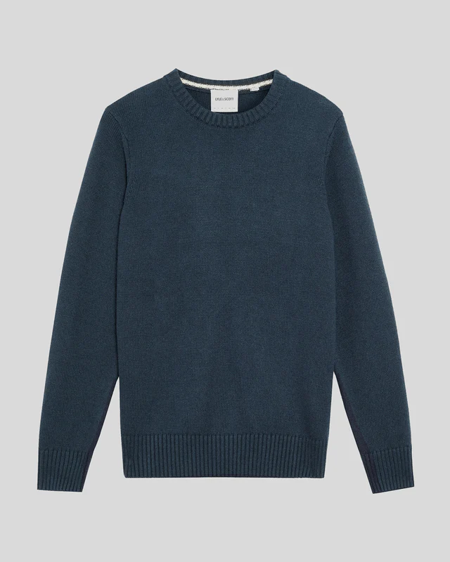 Wool Blend Crew Neck Jumper