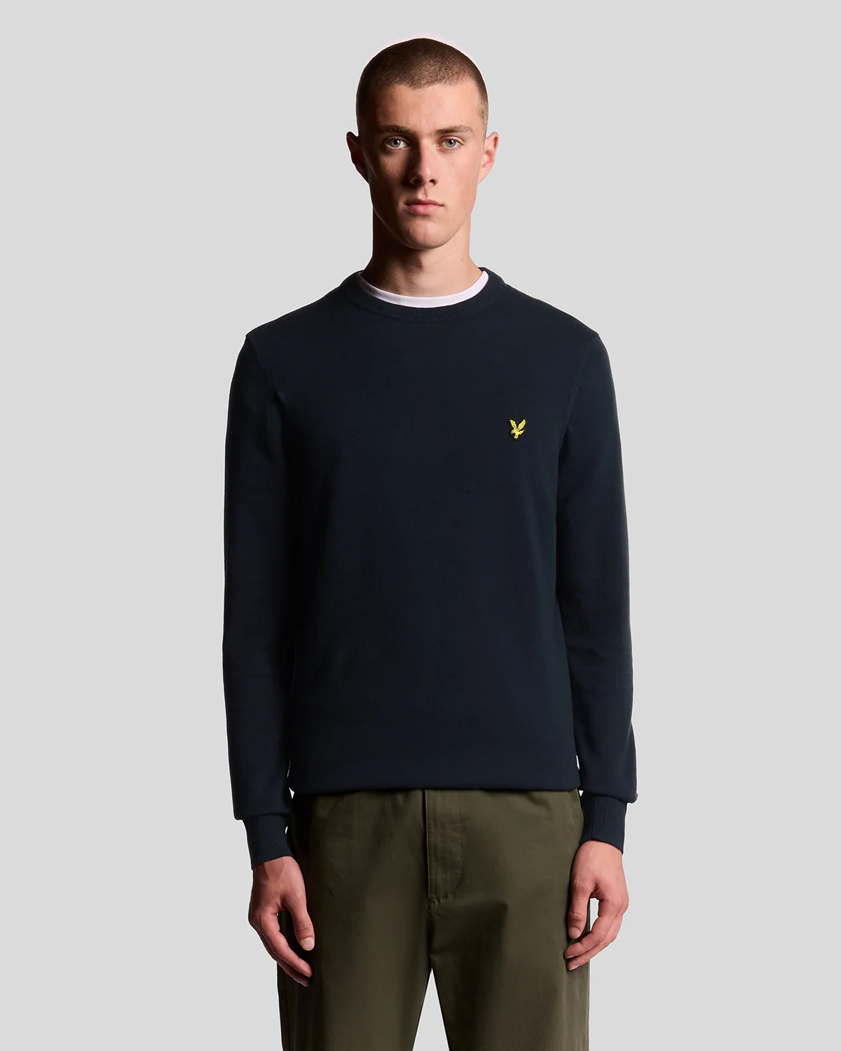 Cotton Crew Neck Jumper