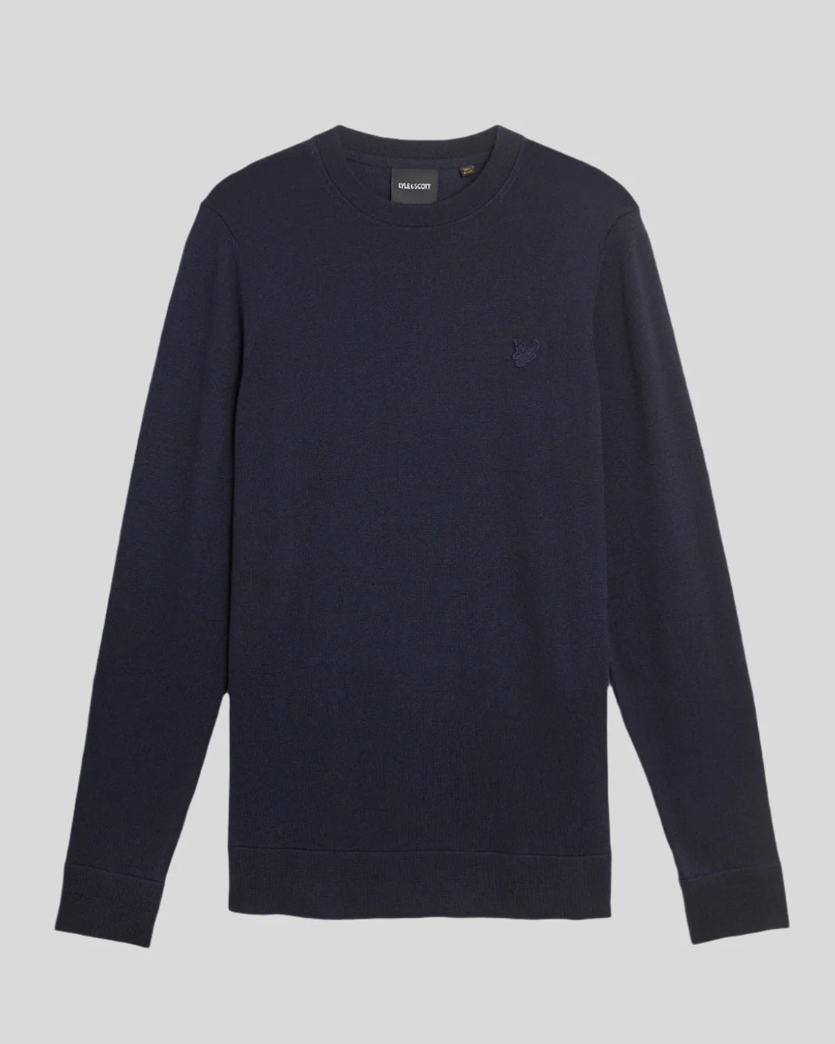Superfine Cotton Crew Neck Jumper