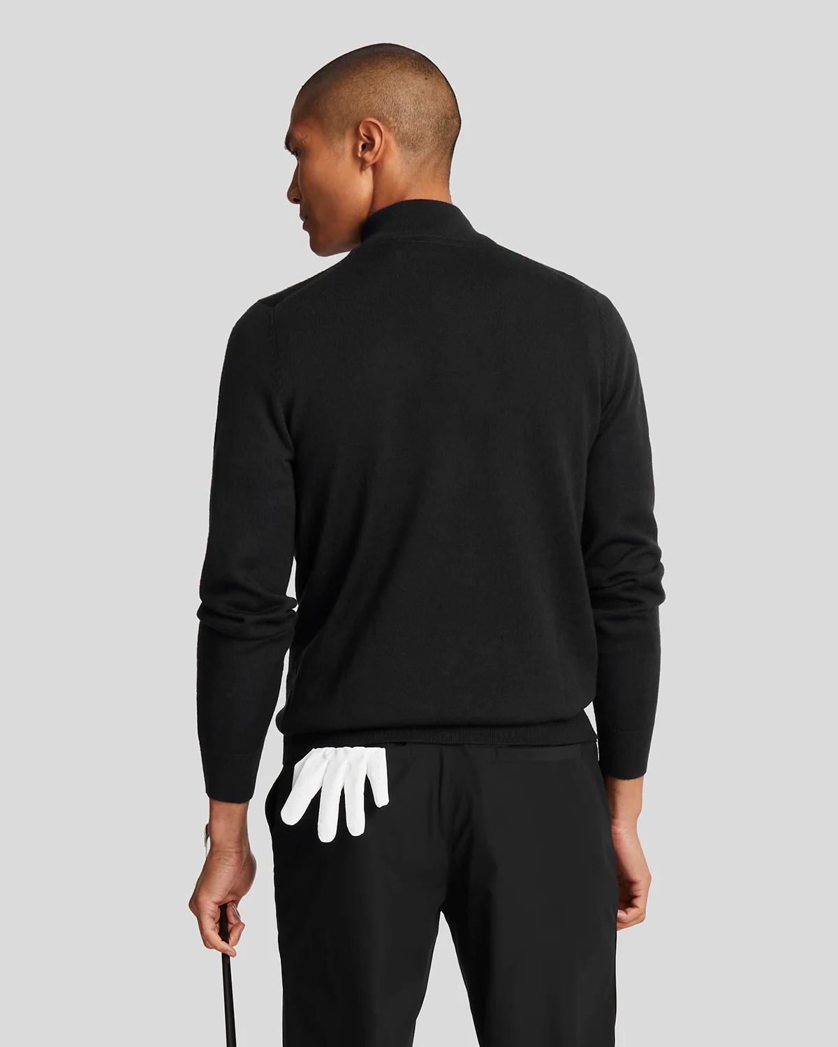 Golf 1/4 Zip Wool Blend Jumper