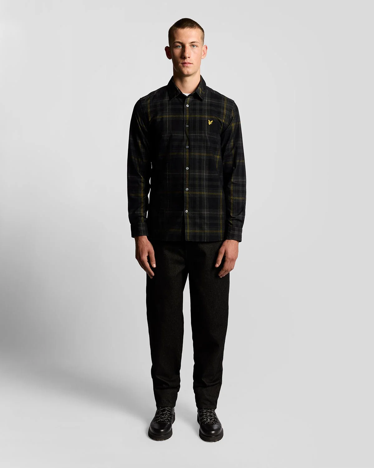 Tartan Check Corduroy Shirt
