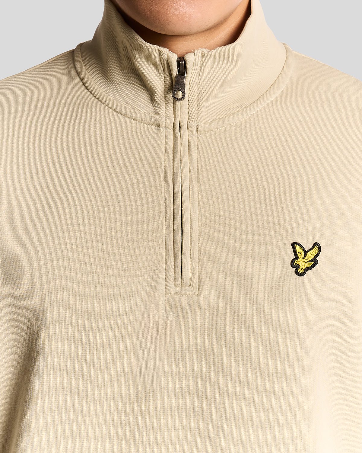 Cotton Loopback 1/4 Zip Sweatshirt