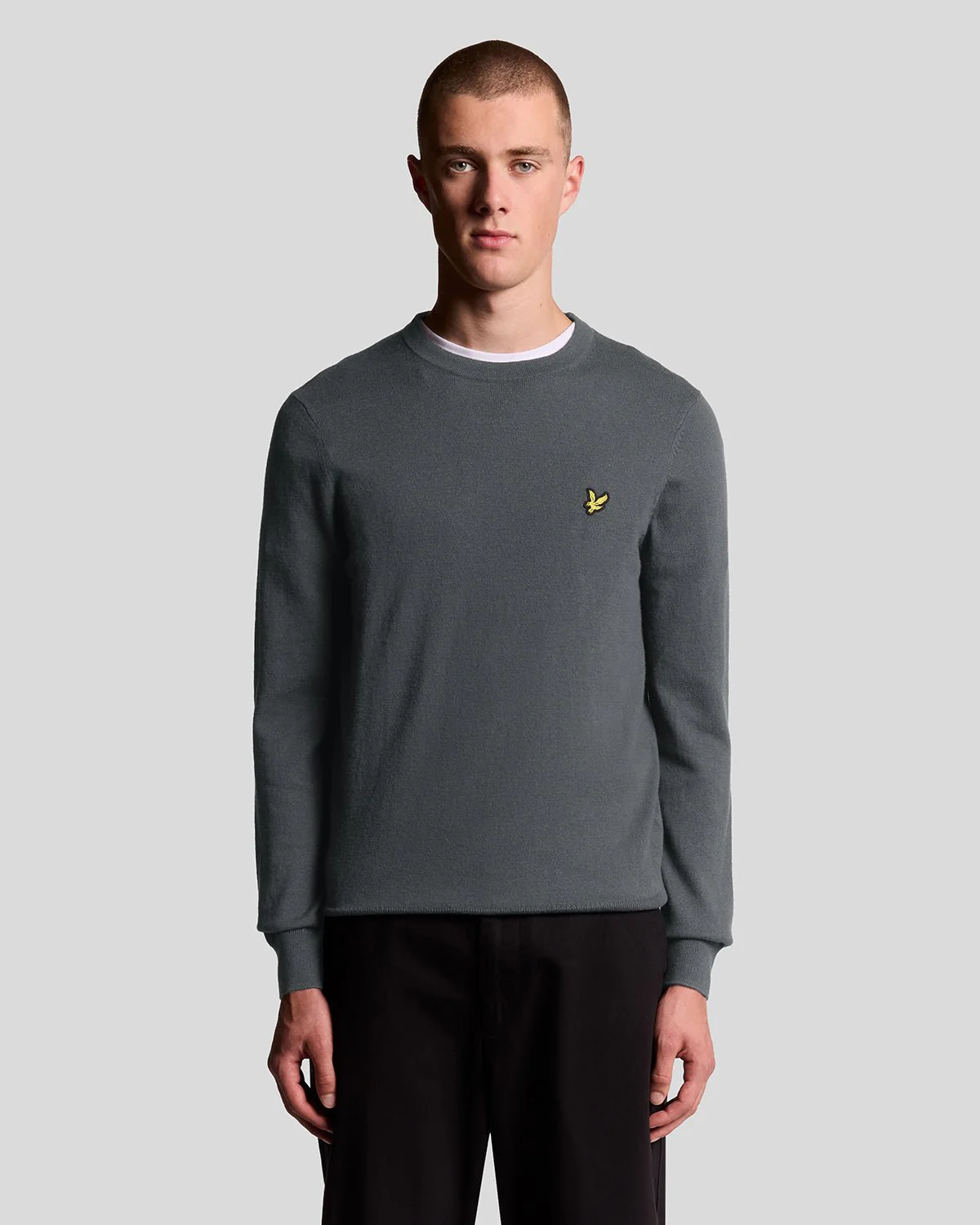 Cotton Merino Crew Neck Jumper