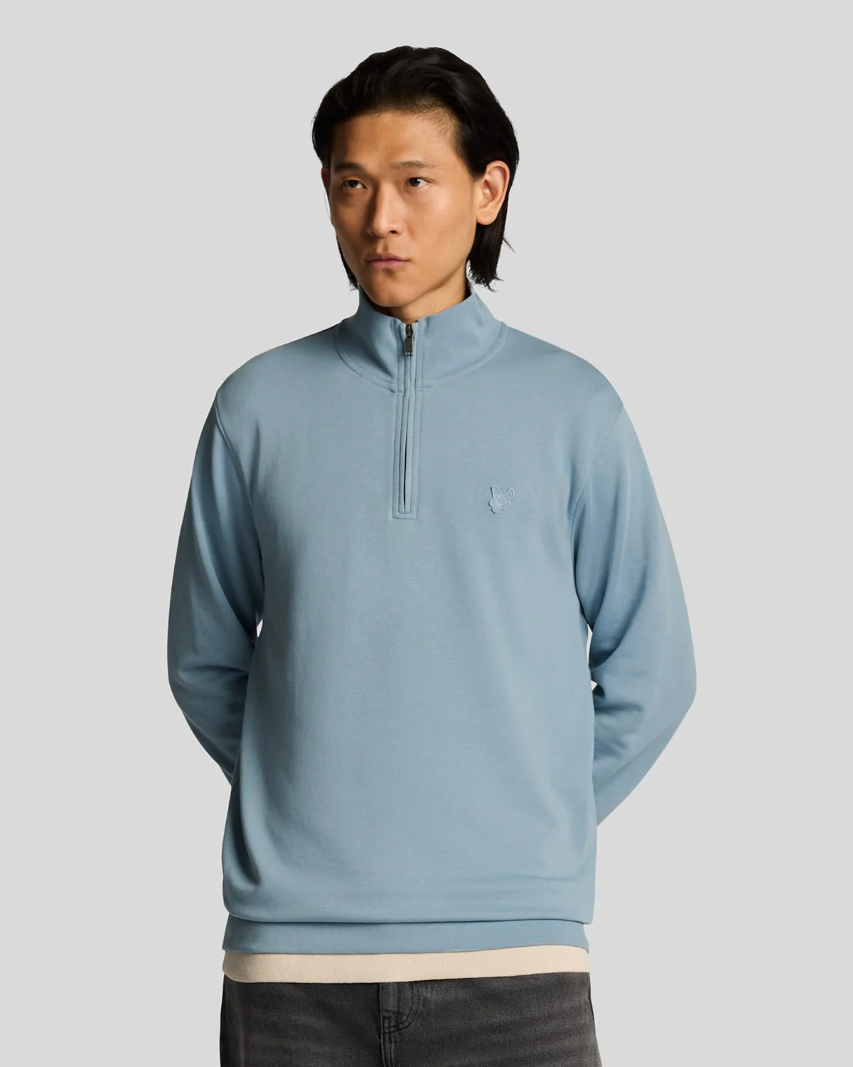 Superfine Cotton 1/4 Zip Sweatshirt
