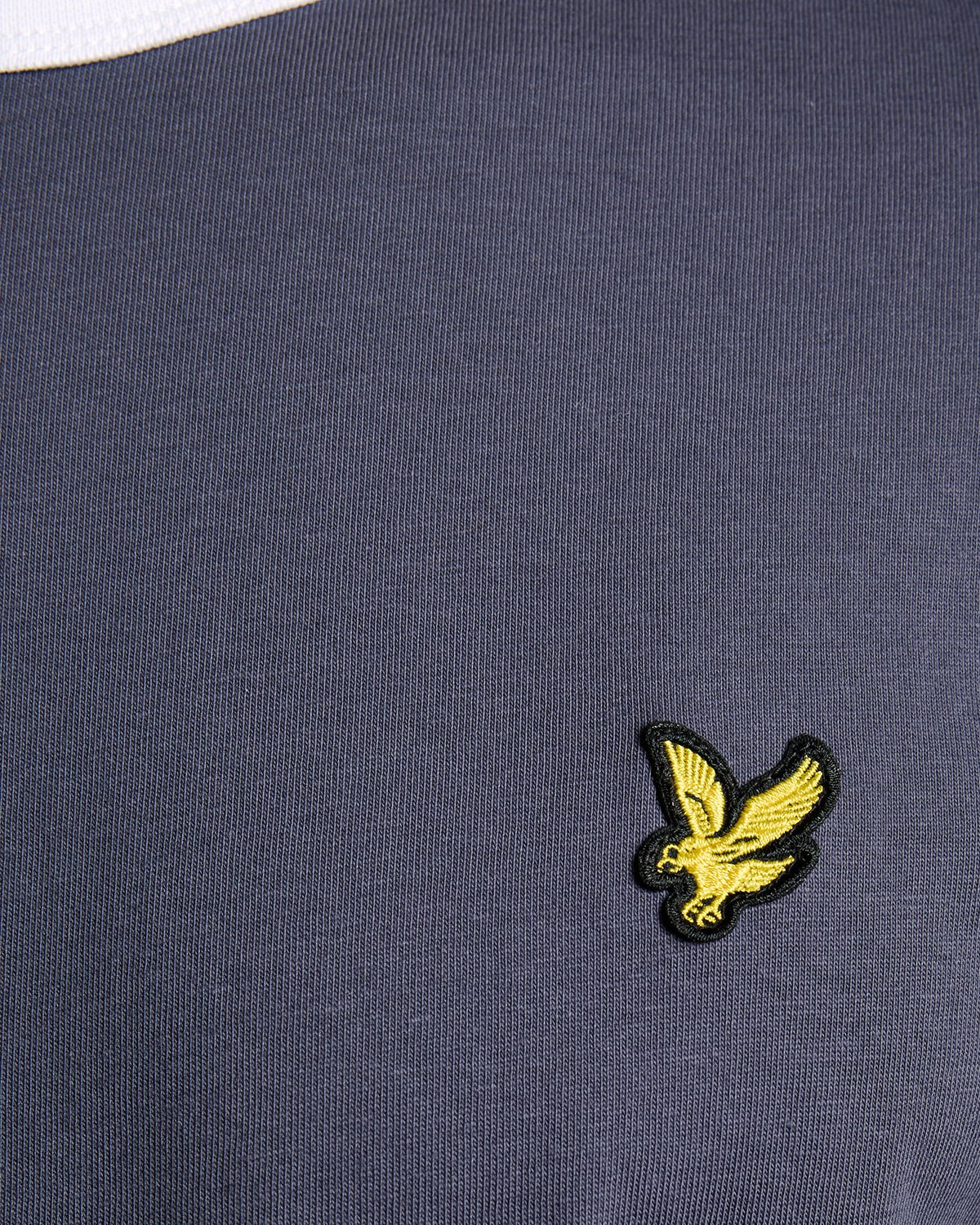 Ringer Cotton Crew Neck T-Shirt