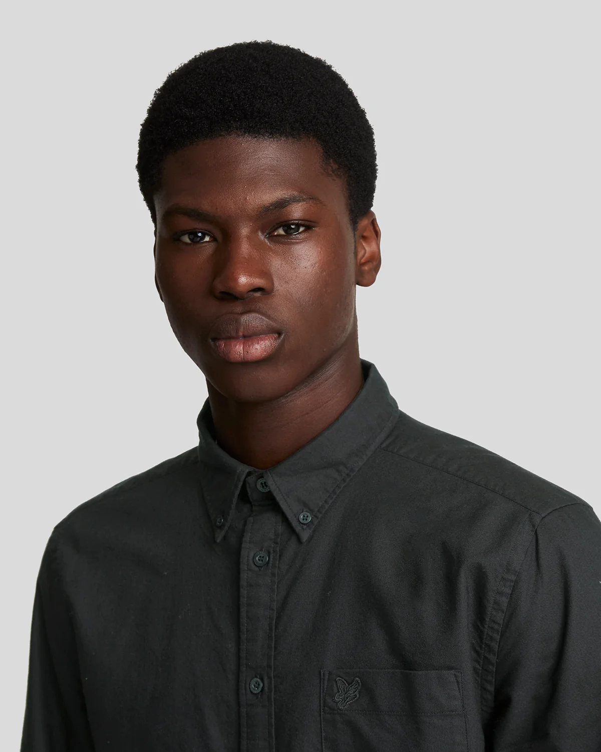 Tonal Button Down Oxford Shirt