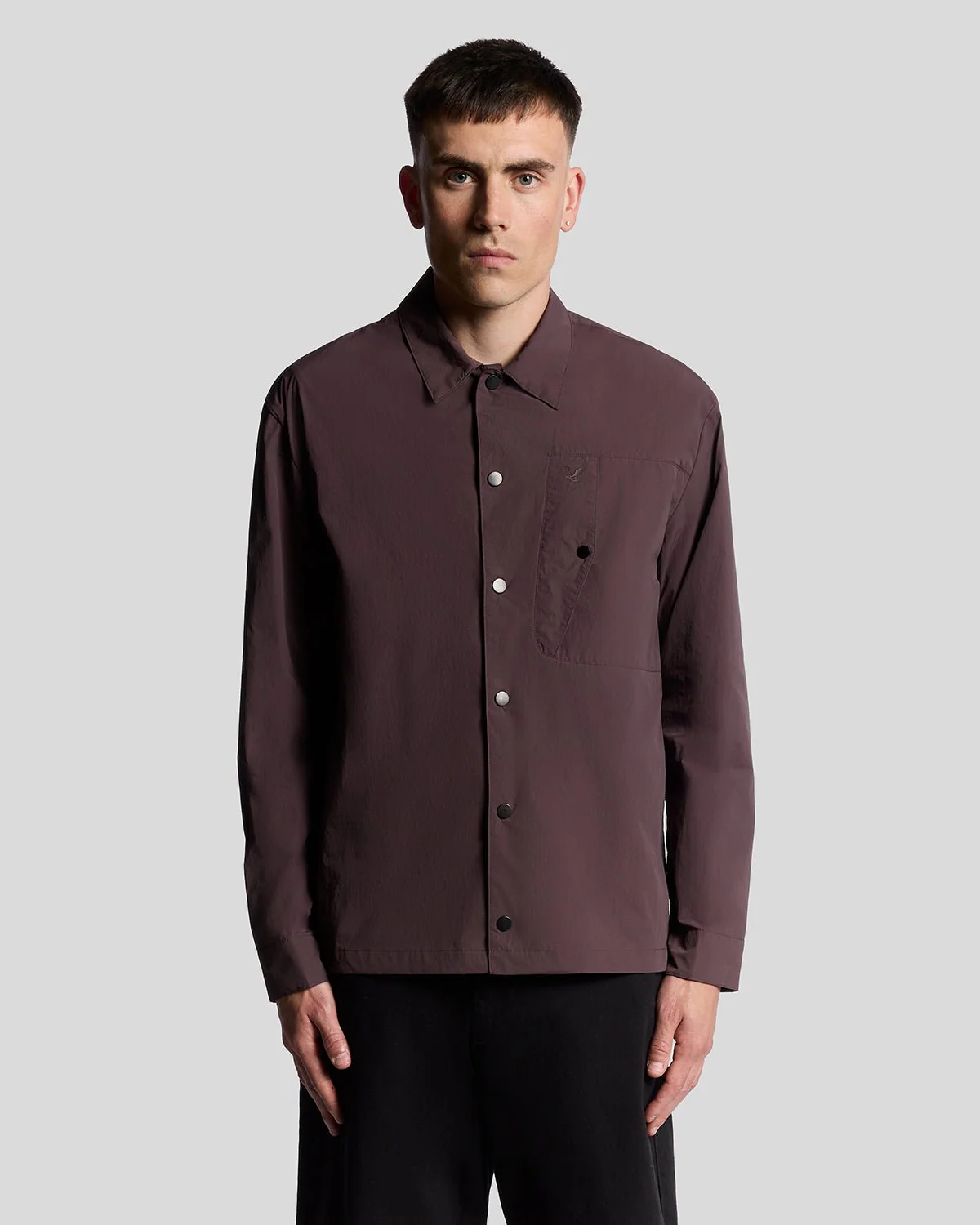 Crinkle Nylon Pocket Overshirt