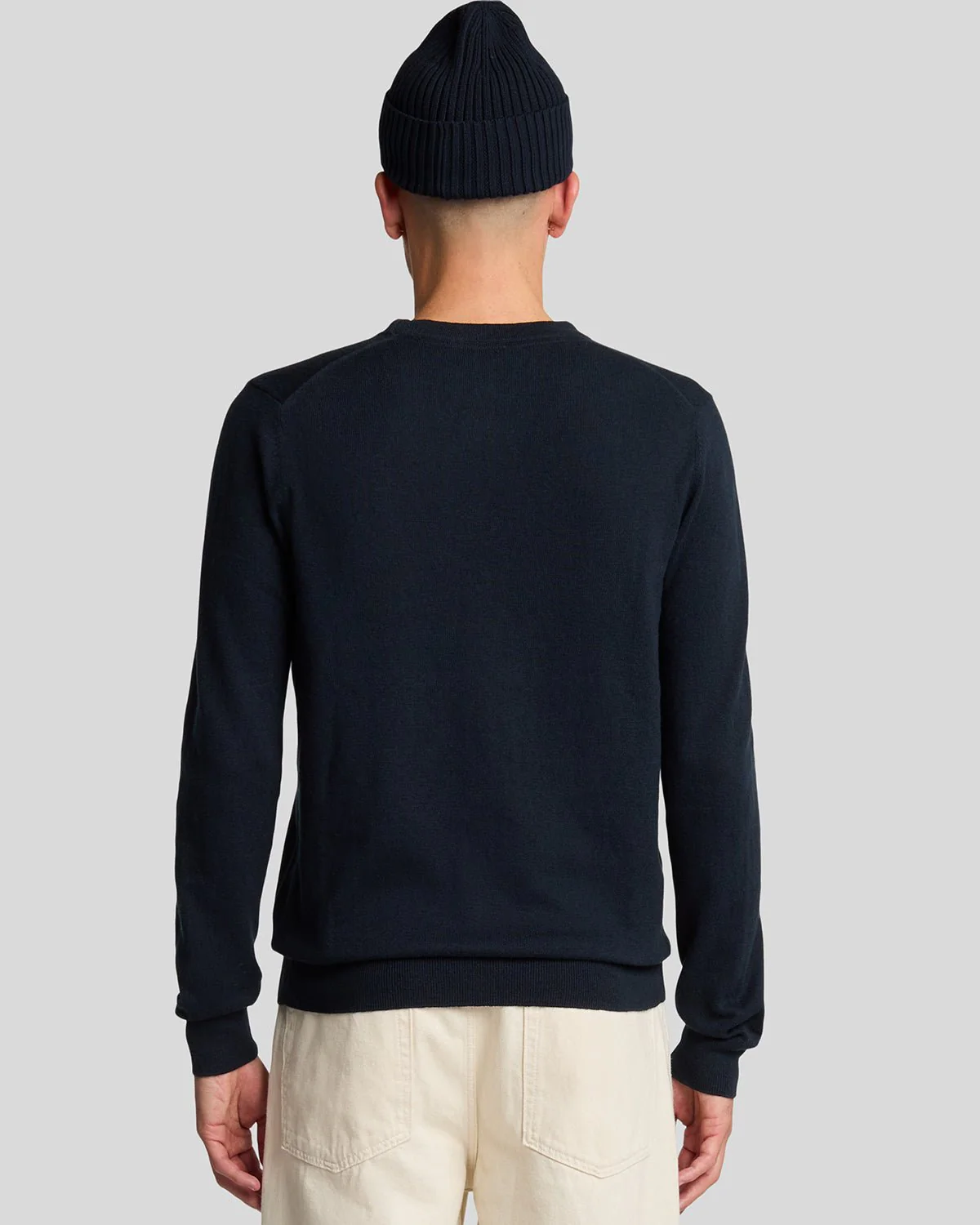 Cotton Merino Crew Neck Jumper