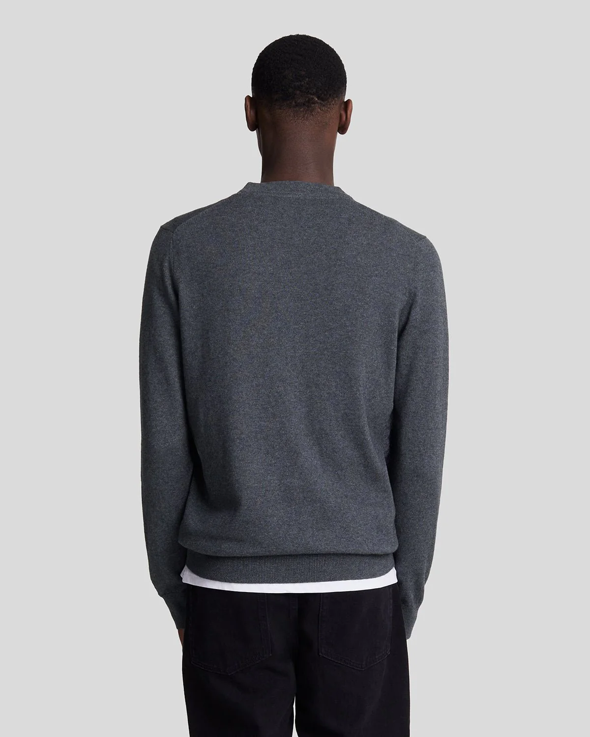Cotton Merino Crew Neck Jumper