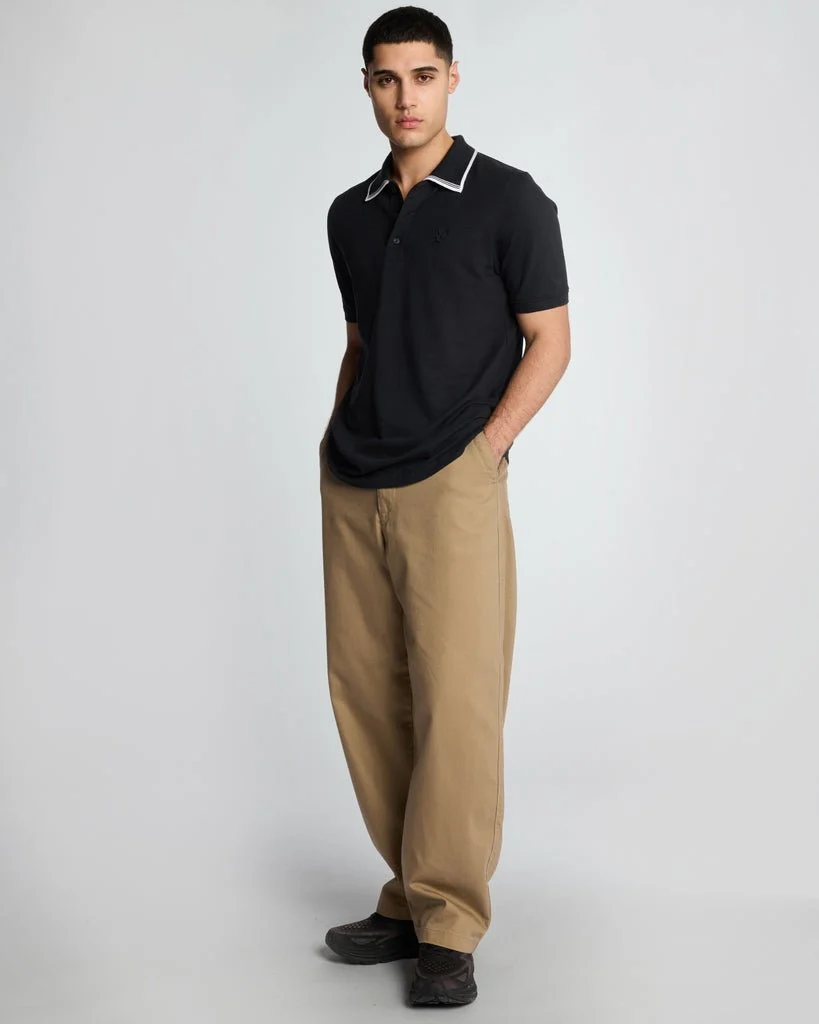 Superfine Cotton Tipped Polo Shirt