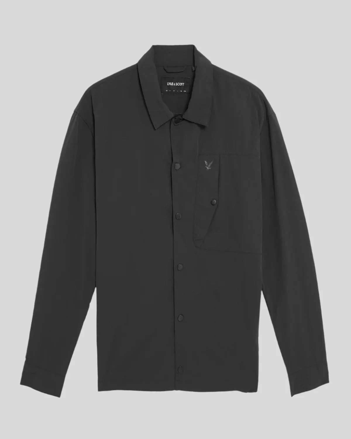 Crinkle Nylon Pocket Overshirt