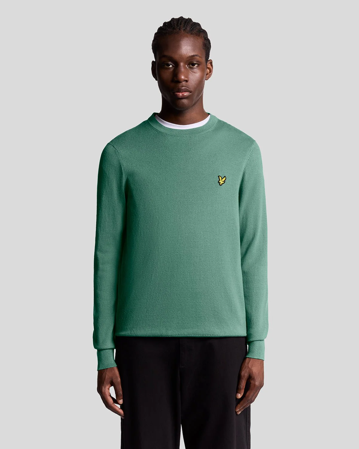 Cotton Merino Crew Neck Jumper