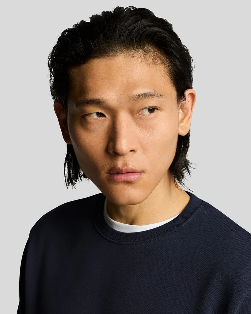 Superfine Cotton Crew Neck Sweatshirt