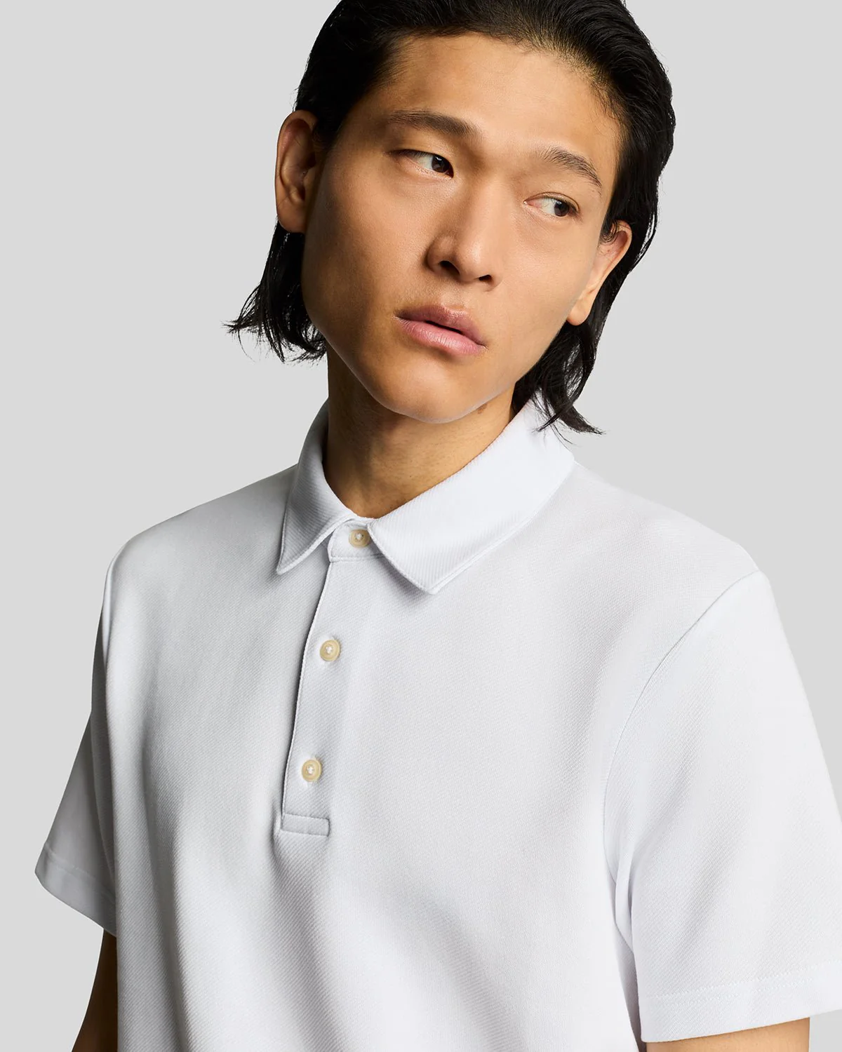 Twill Texture Polo Shirt