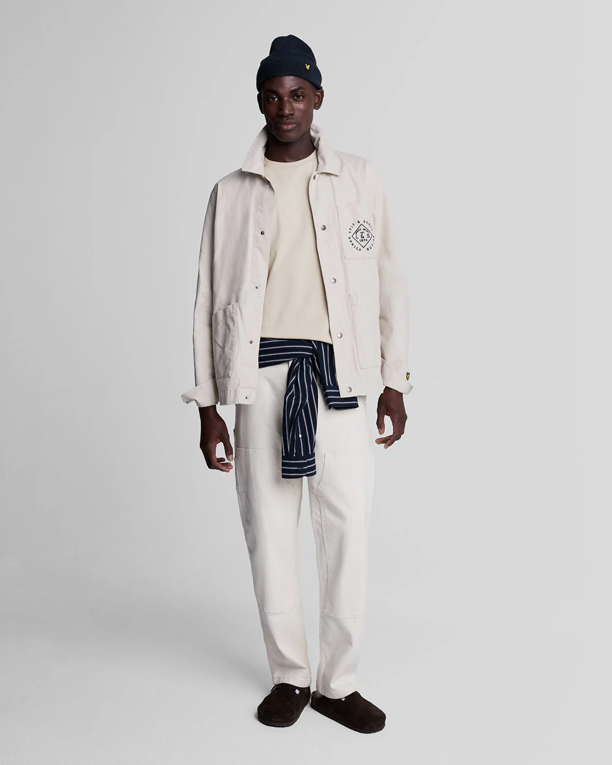 Embroidered Logo Cotton T-Shirt