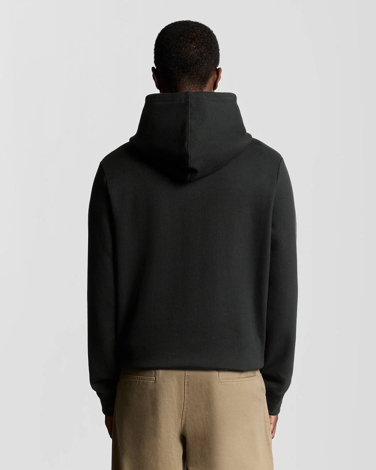 Diagonal Weave Hoodie