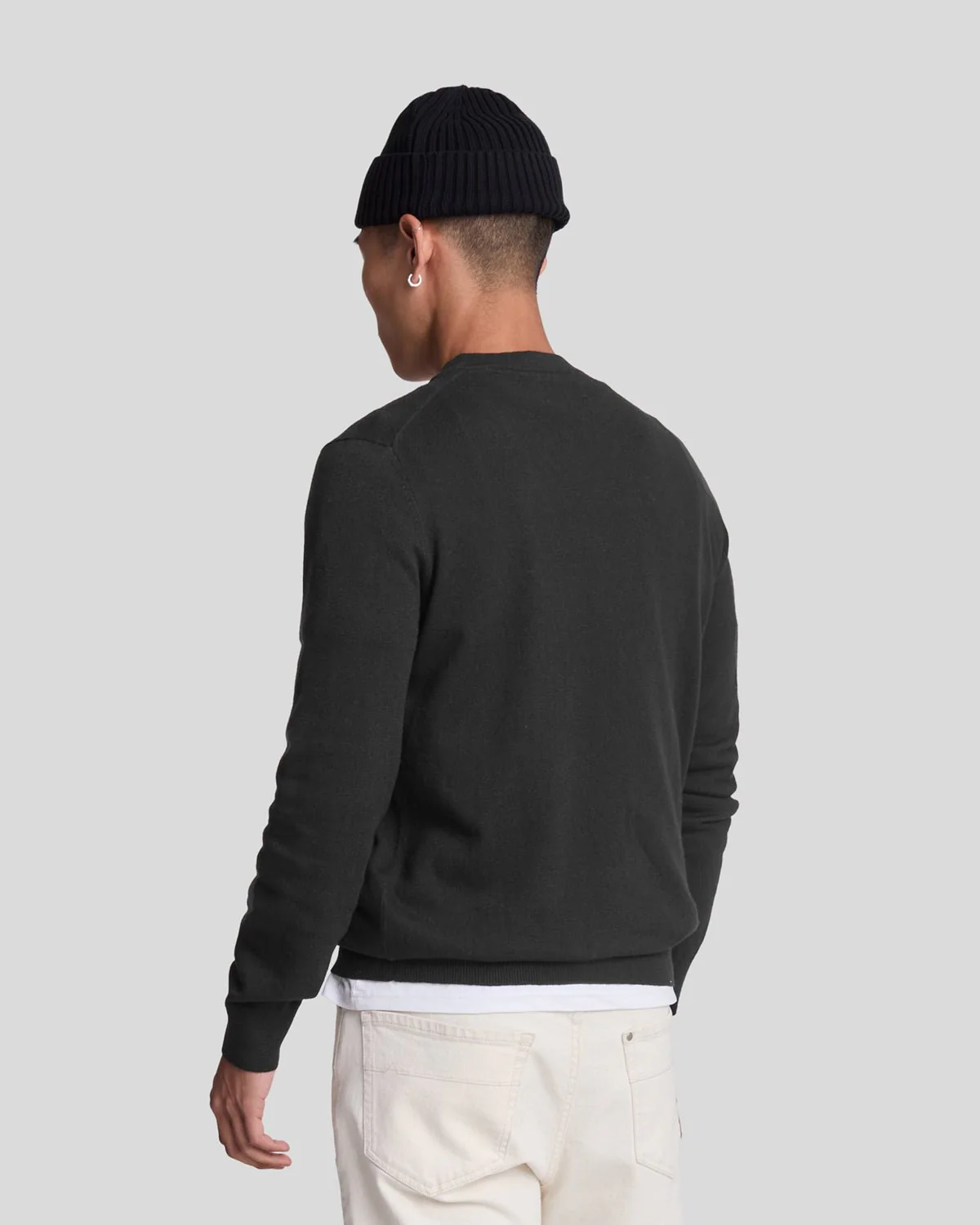 Cotton Merino Crew Neck Jumper