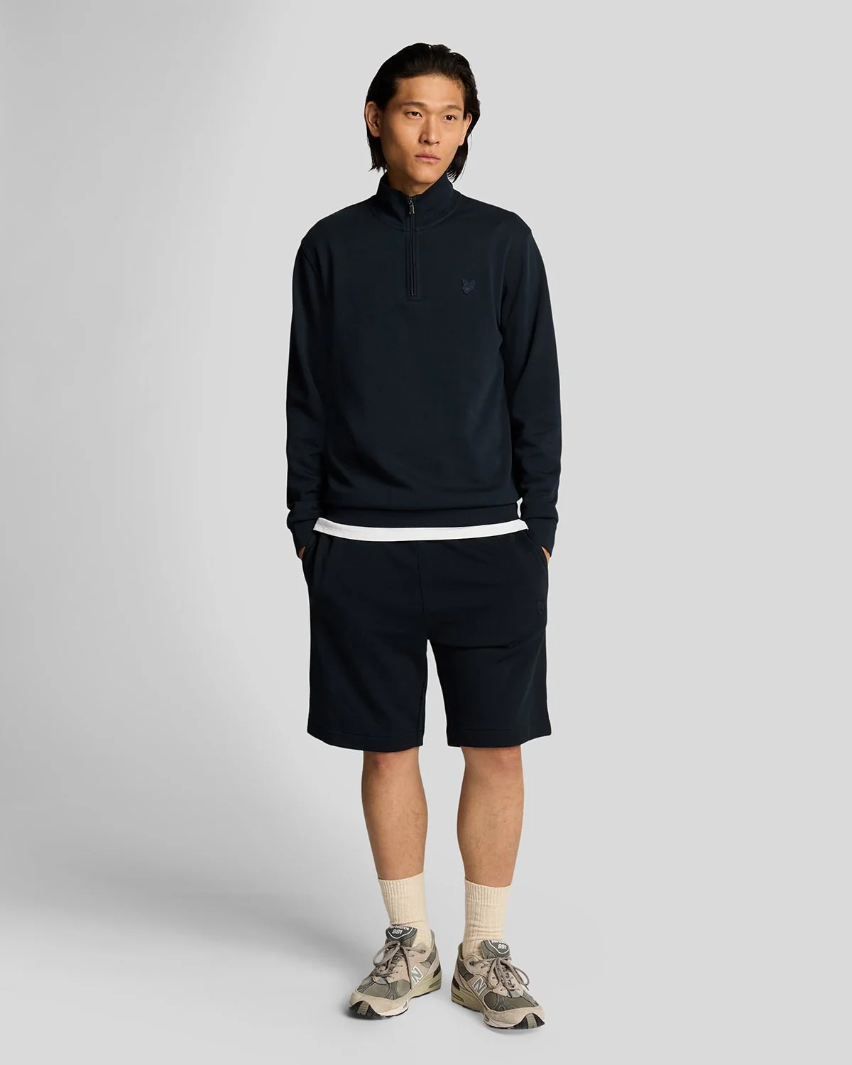 Superfine Cotton 1/4 Zip Sweatshirt
