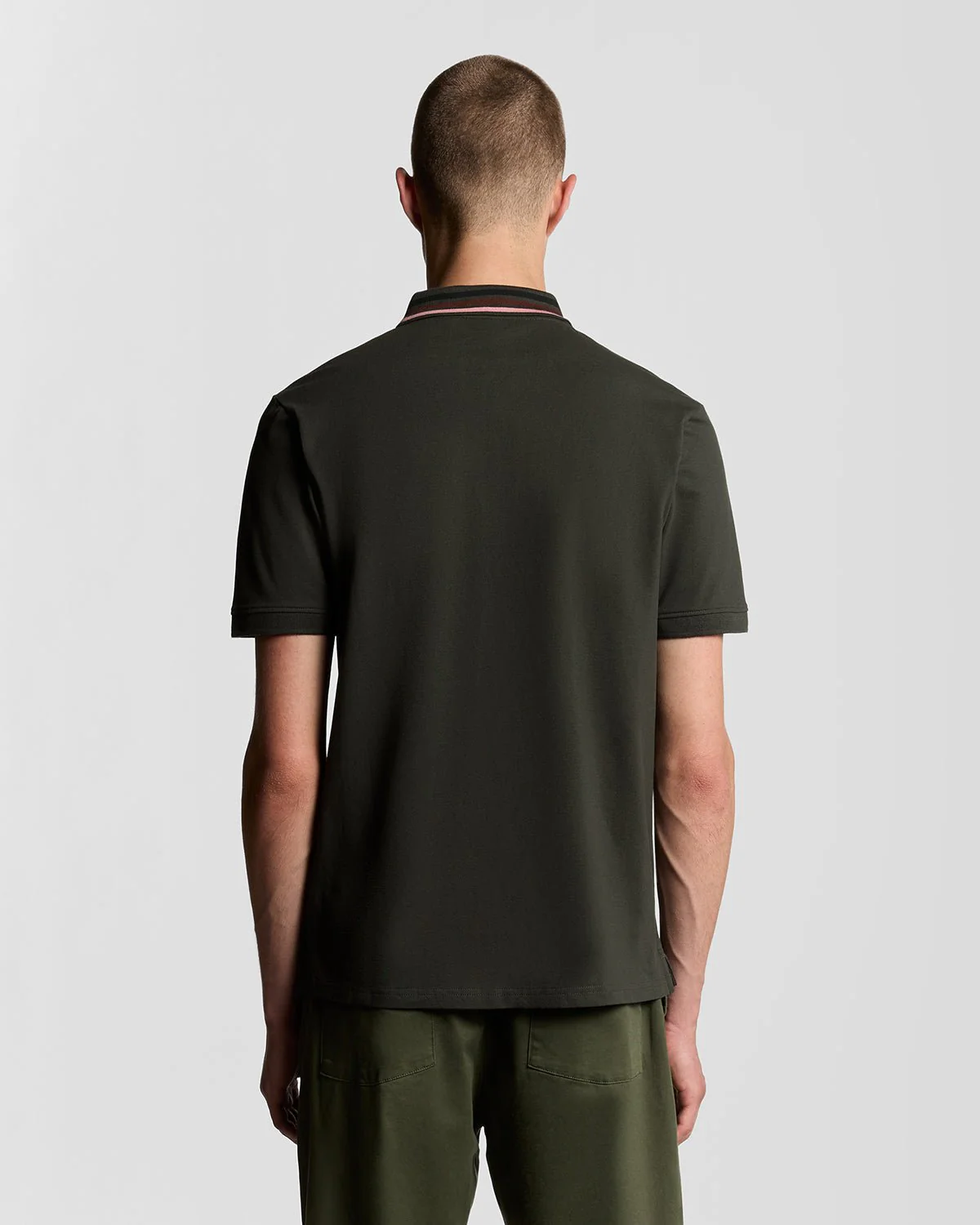 Striped Tipped Polo Shirt