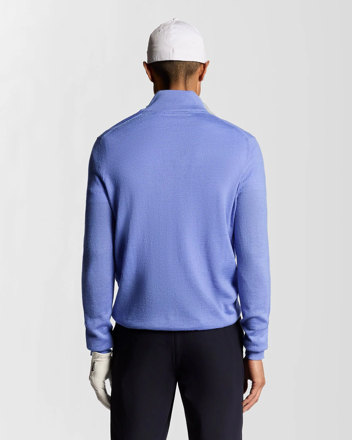Golf 1/4 Zip Wool Blend Jumper