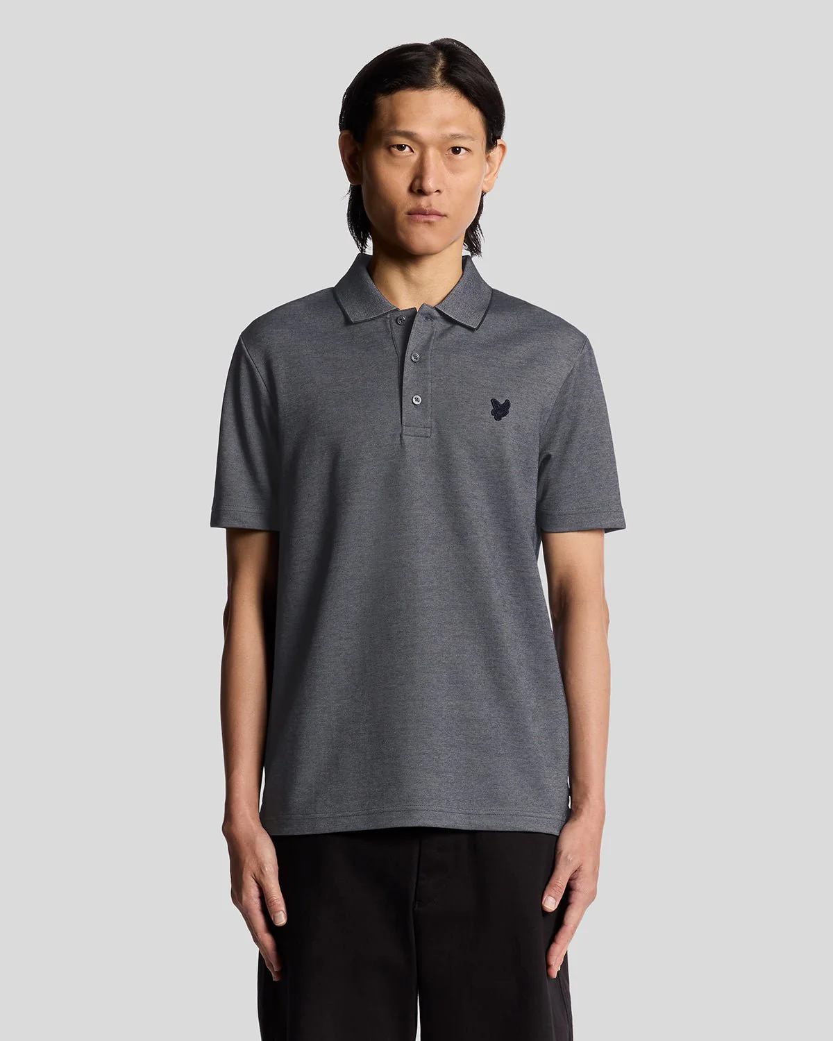 Two Tone Pique Polo Shirt