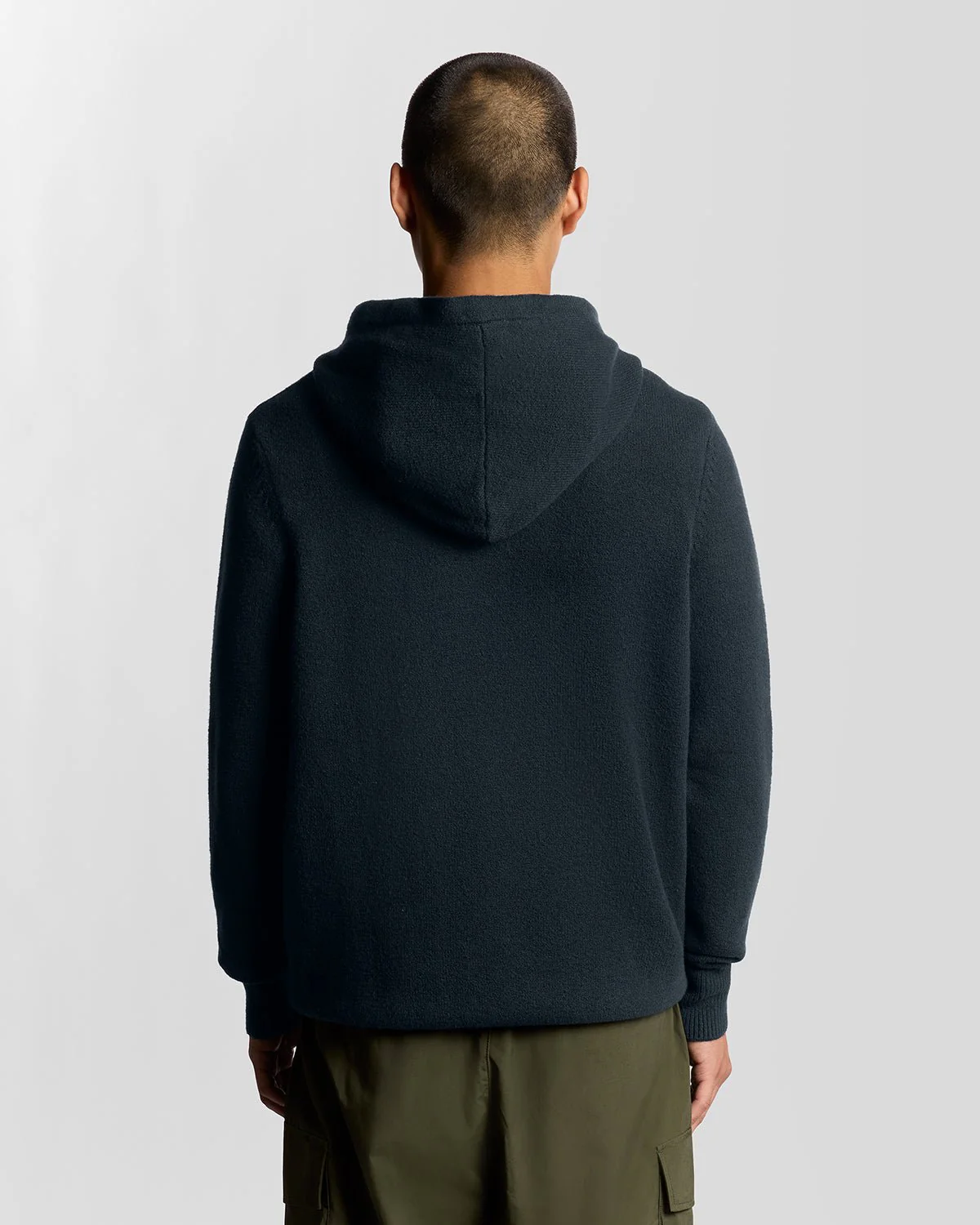 Knitted Script Hoodie