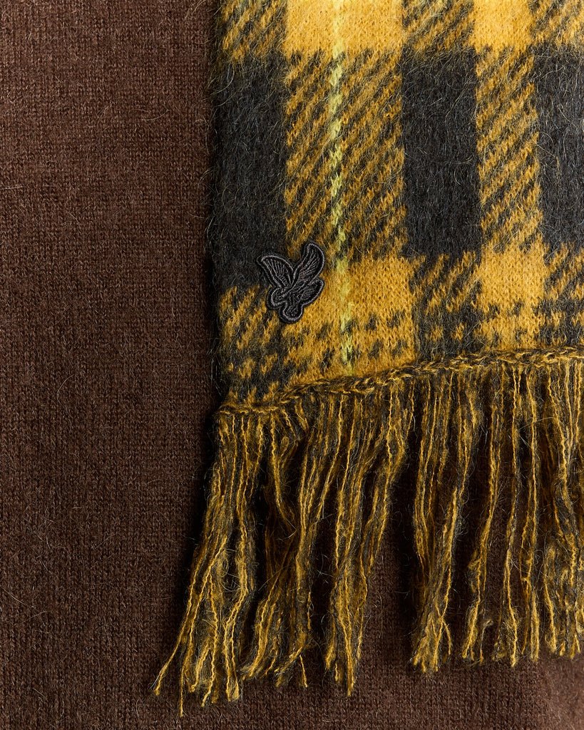 Wool Blend Tartan Scarf