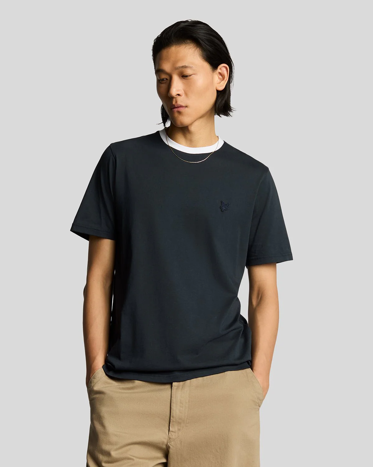 Superfine Cotton Contrast T-Shirt