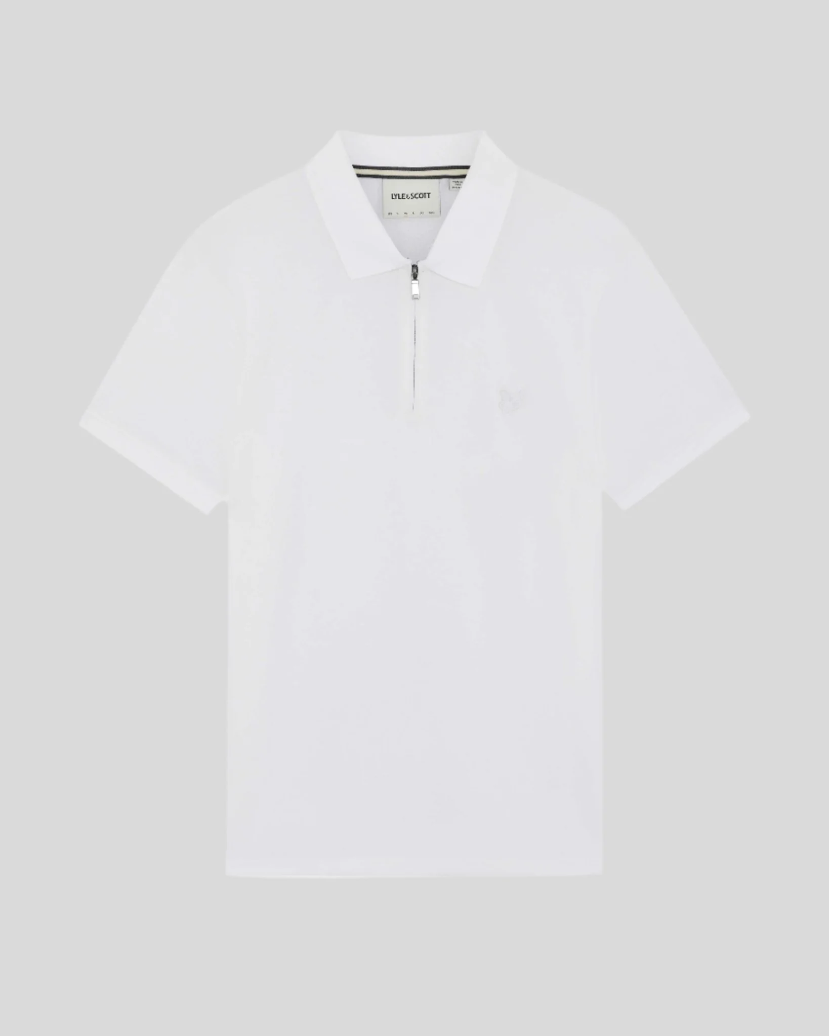 Superfine Cotton Zip Polo Shirt