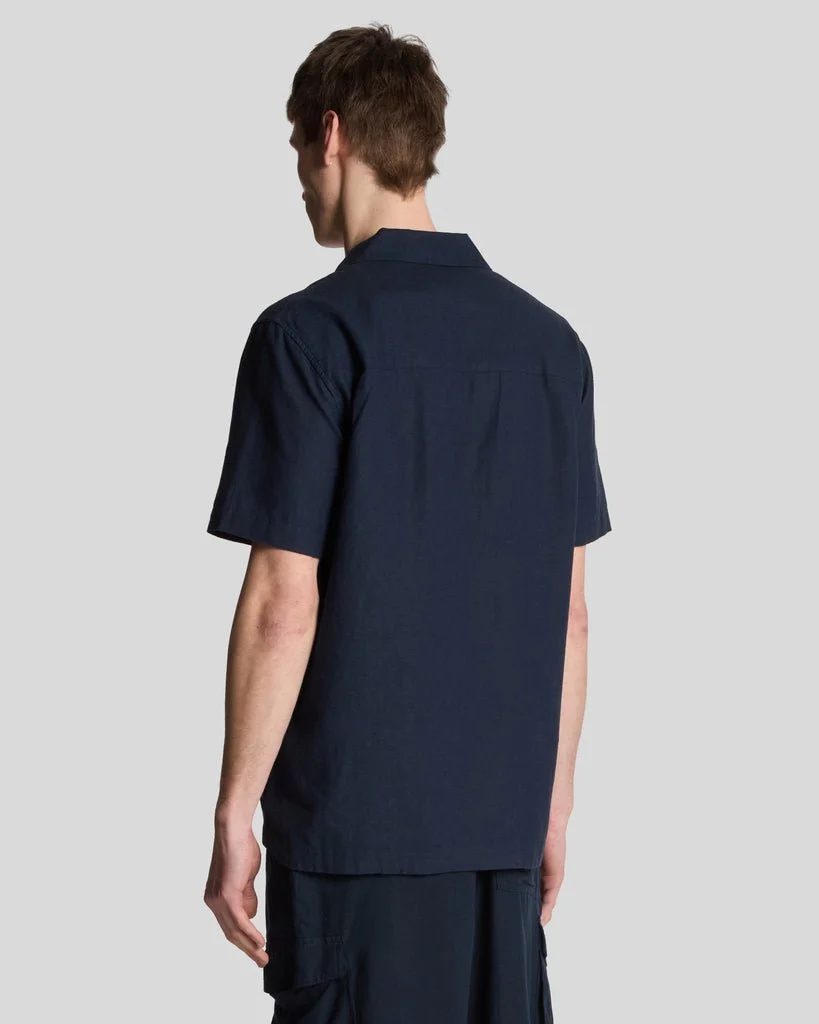 Linen Blend Revere Shirt