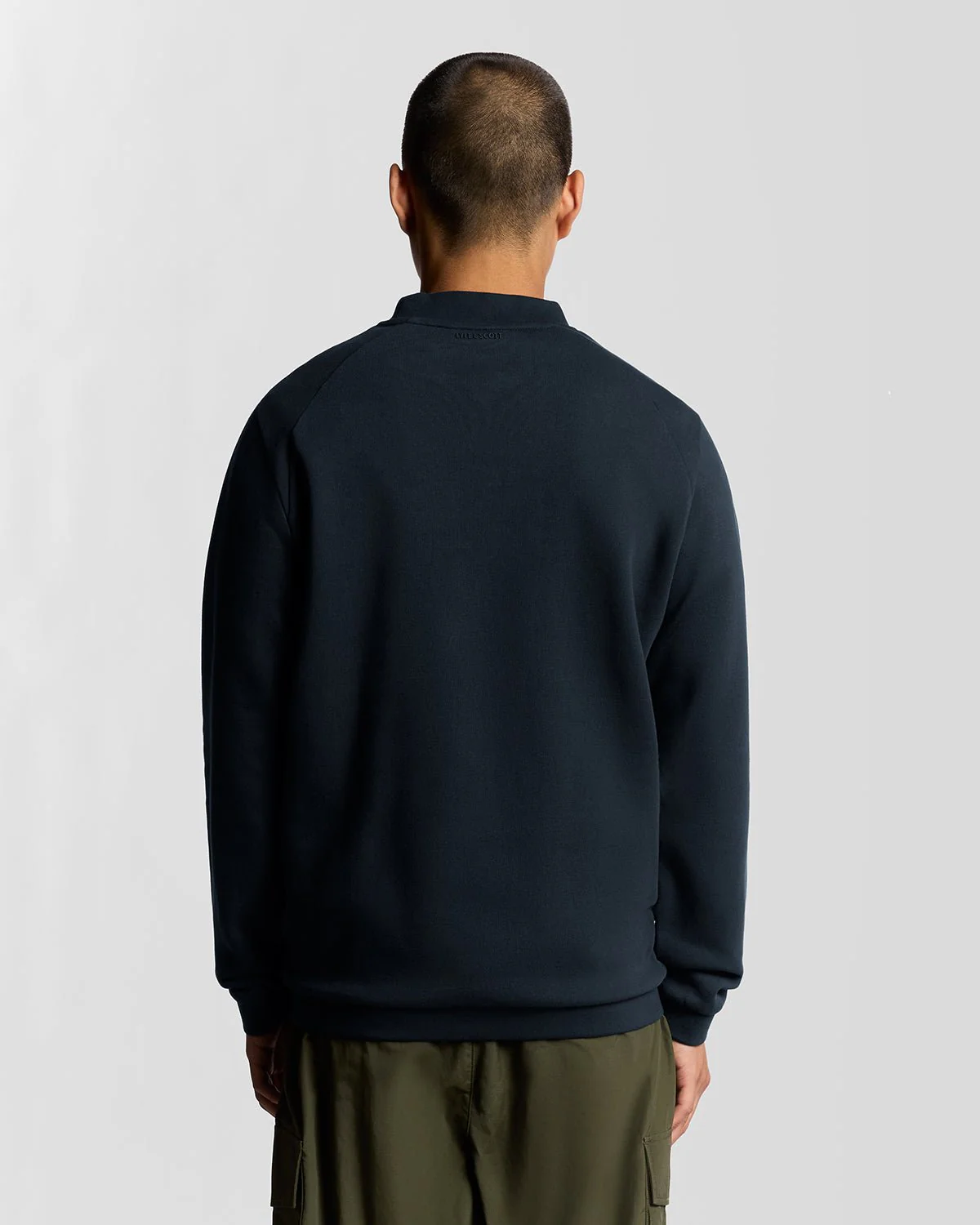 Half Raglan Sleeve Panneled Sweatshirt