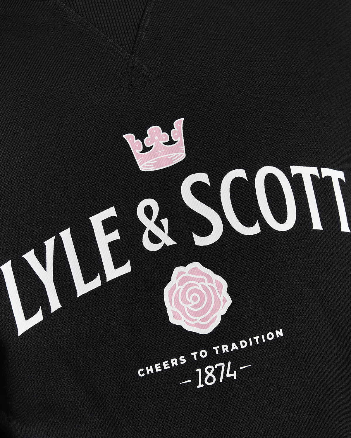 Cheers Graphic Crew Neck Sweatshirt
