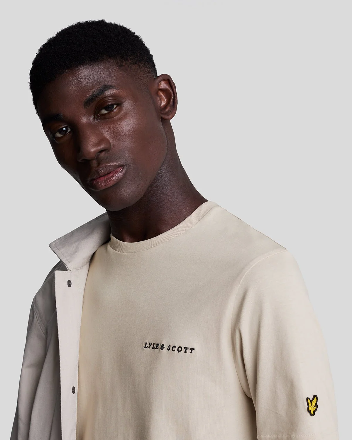 Embroidered Logo Cotton T-Shirt