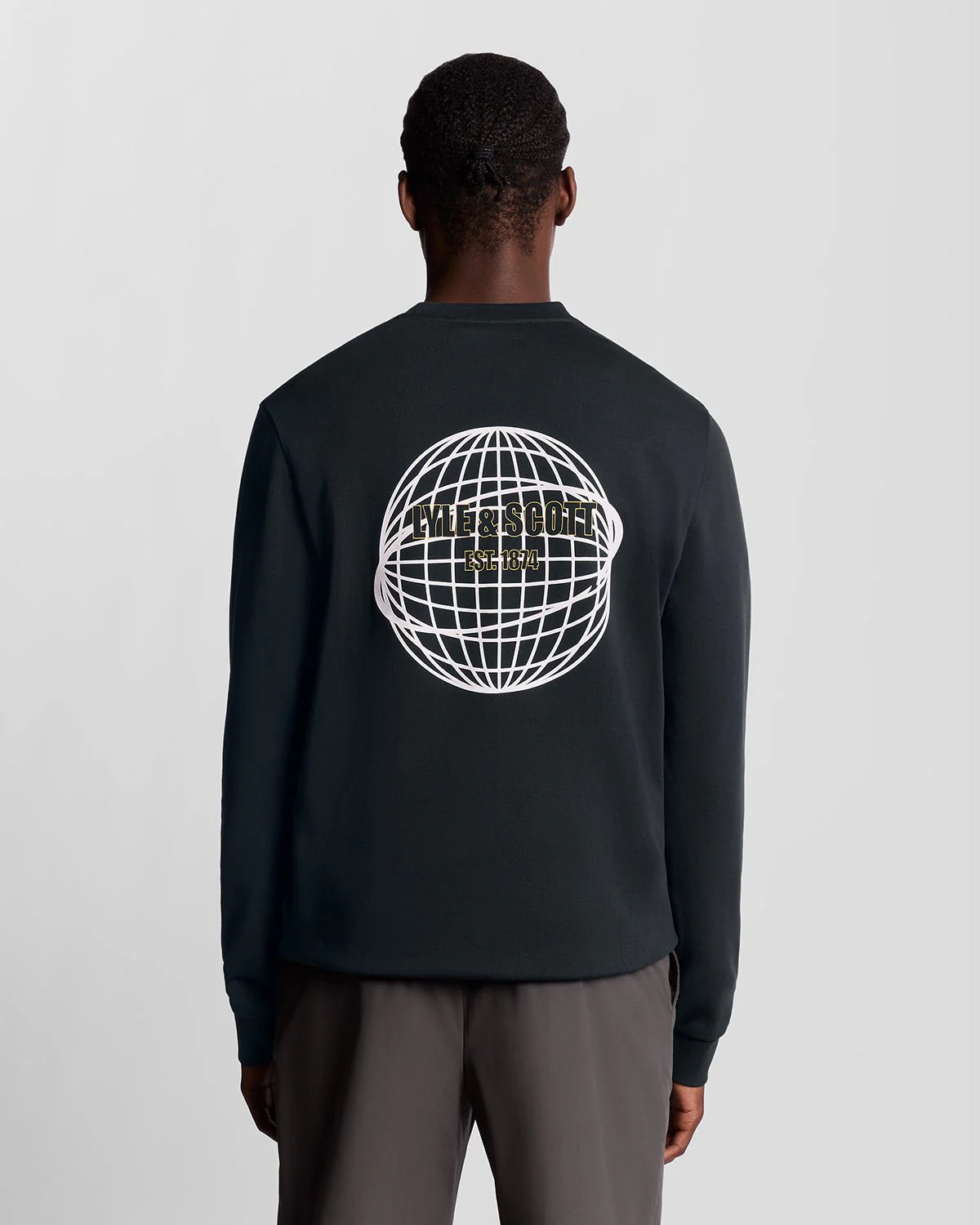 Sports Globe Print Sweatshirt