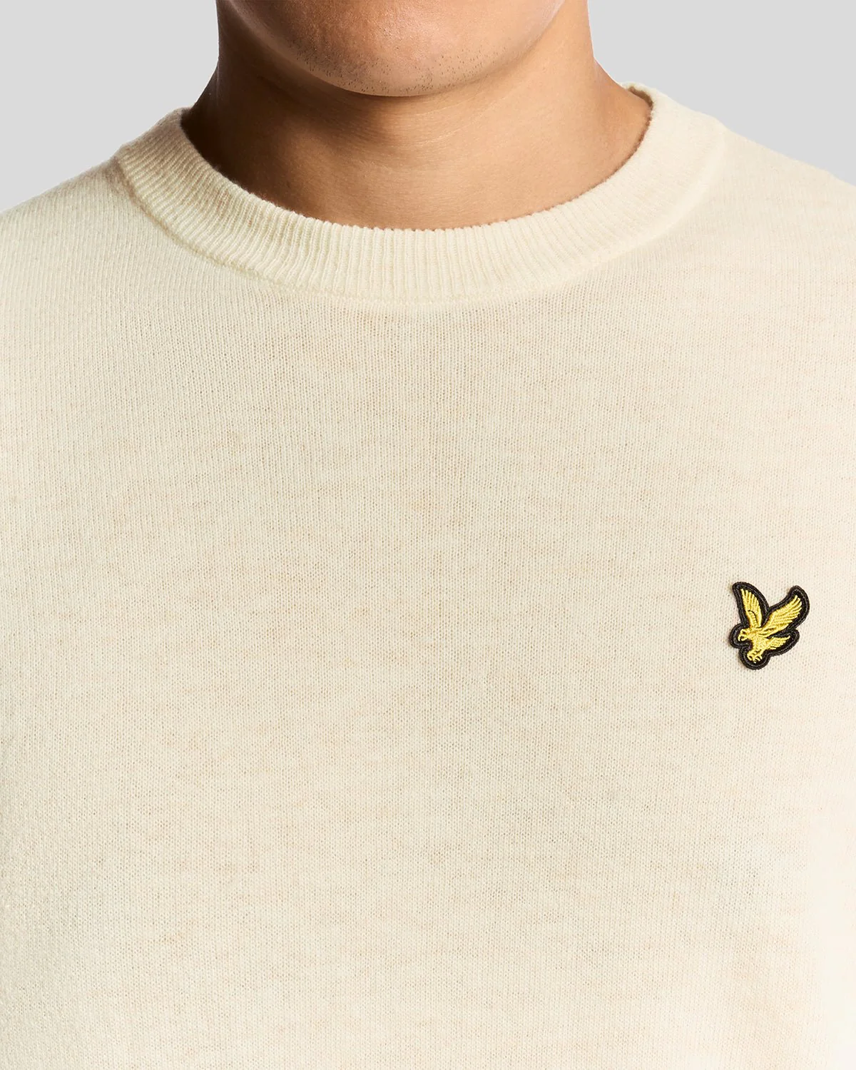 Lambswool Blend Crew Neck Jumper