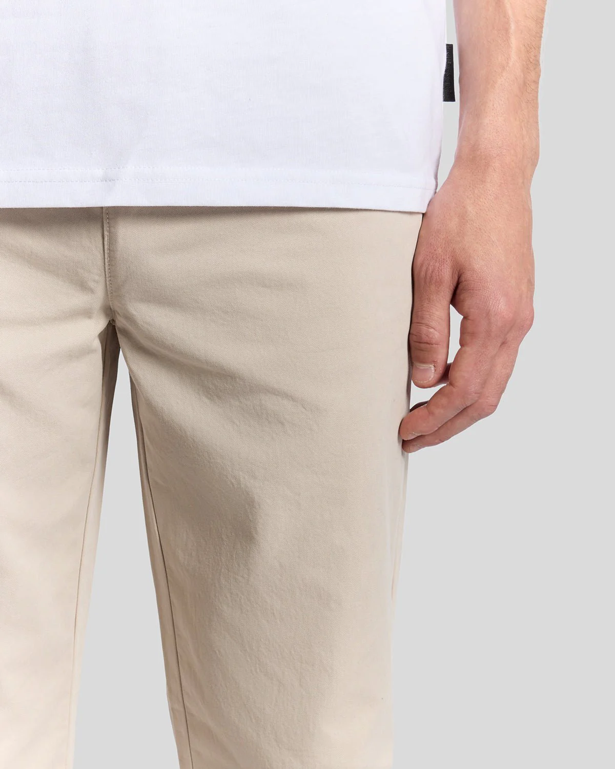 Drawstring Tapered Chino