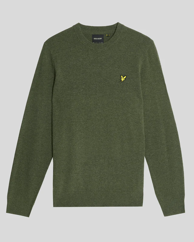 Lambswool Blend Crew Neck Jumper