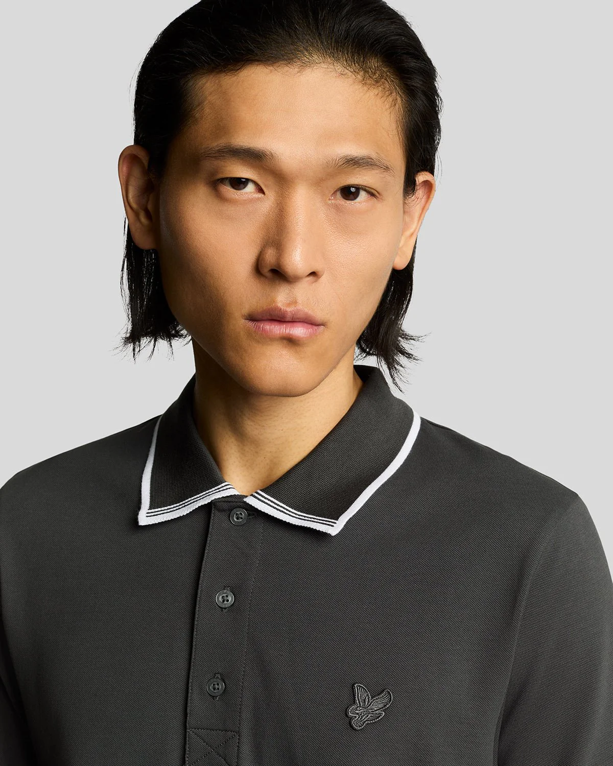 Superfine Cotton Tipped Polo Shirt