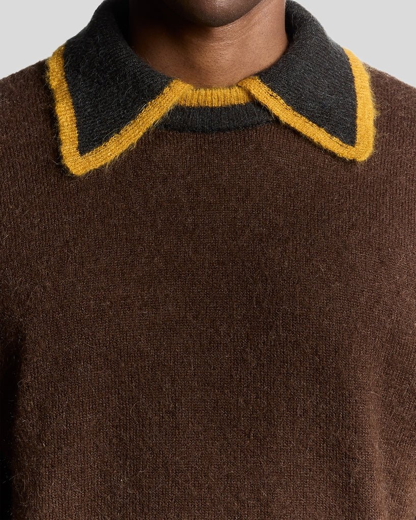 Wool Blend Collared Jumper