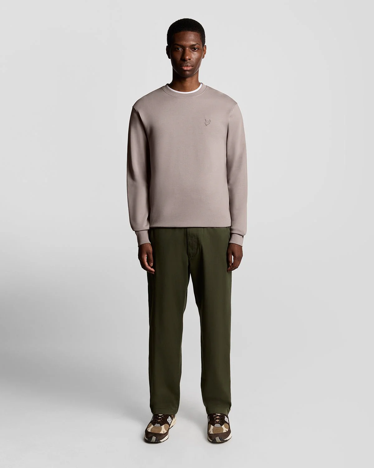 Superfine Cotton Crew Neck Sweatshirt