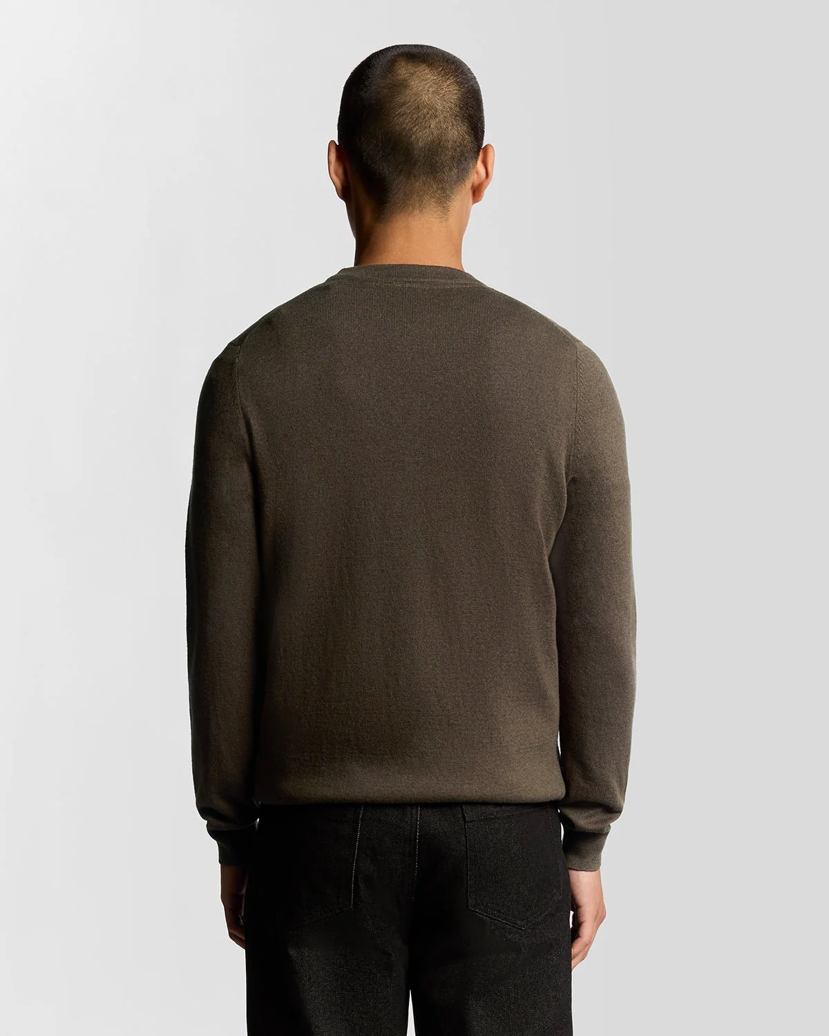 Cotton Merino Crew Neck Jumper