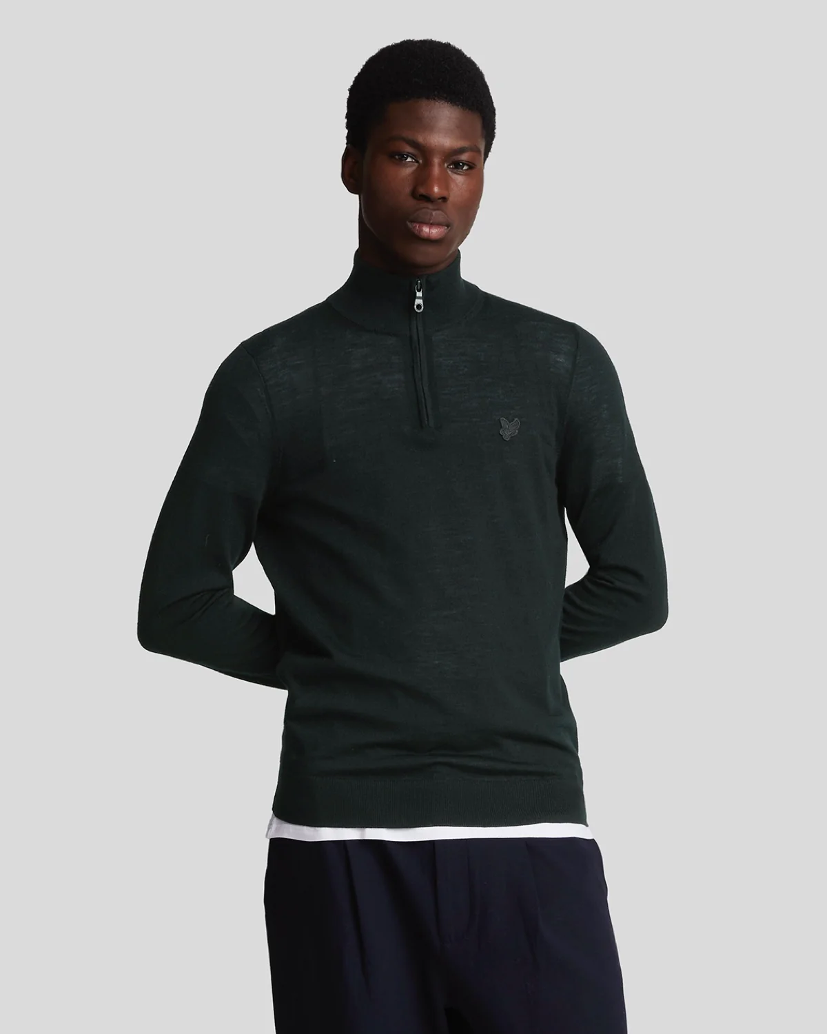 Merino Wool 1/4 Zip Jumper