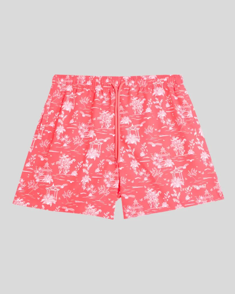 Botanical Garden Print Swim Shorts