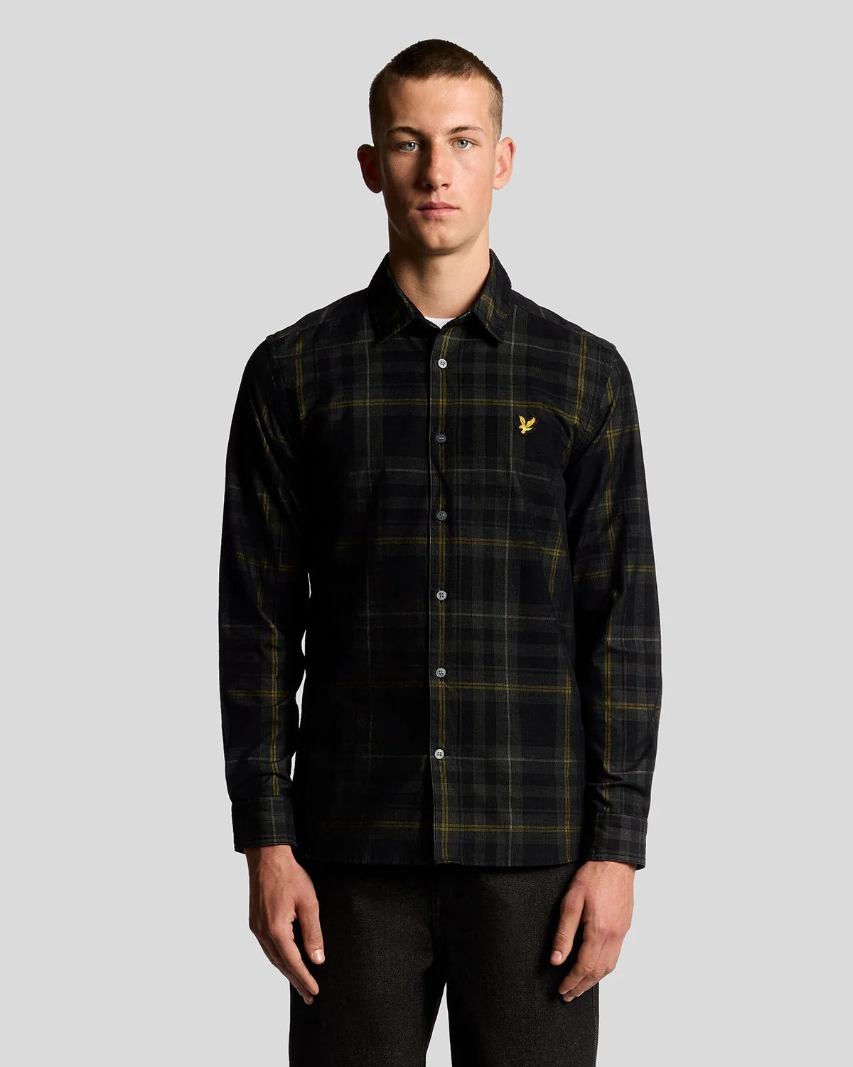 Tartan Check Corduroy Shirt