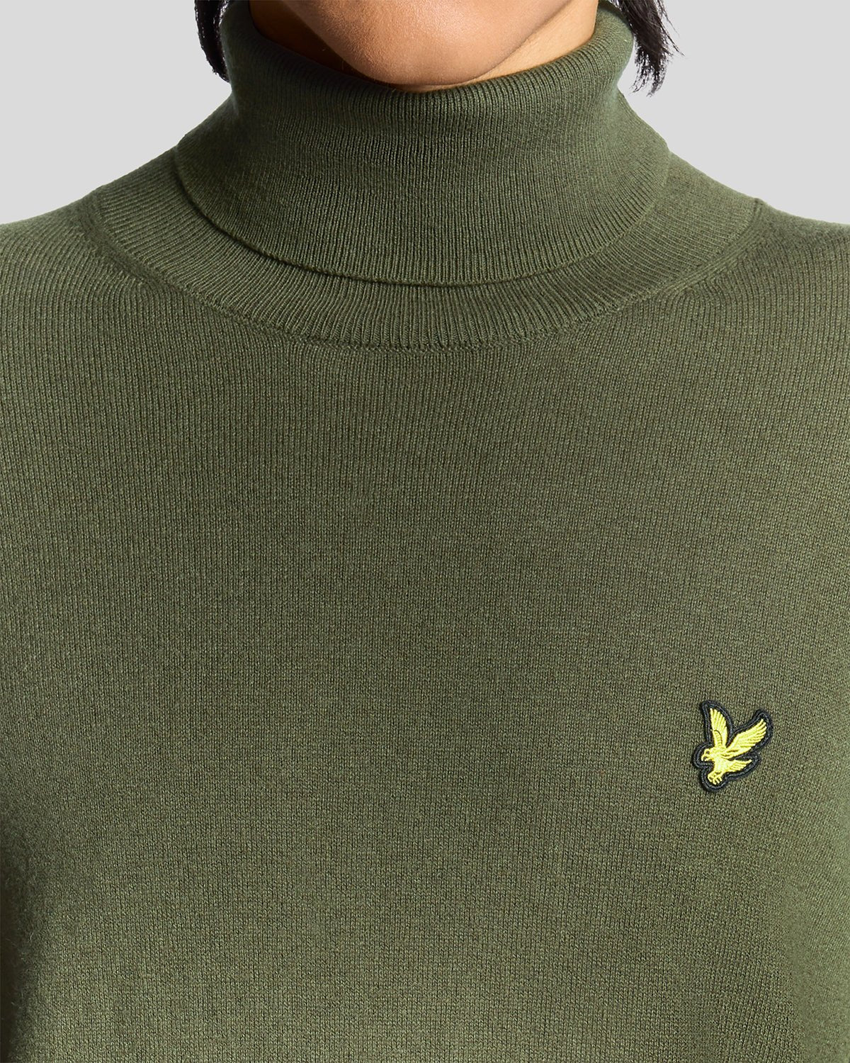 Cotton Merino Turtleneck Jumper
