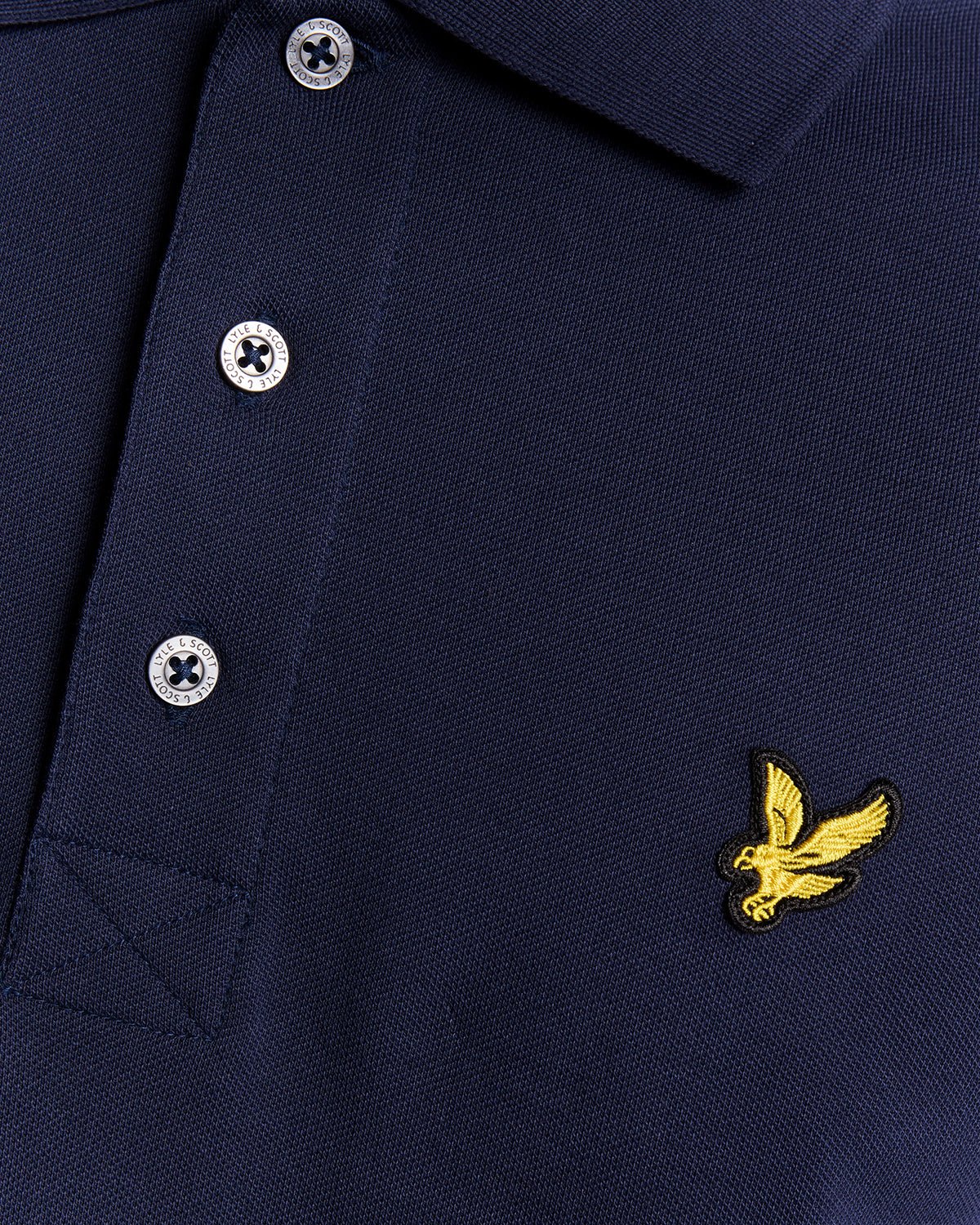 Long Sleeve Cotton Polo Shirt