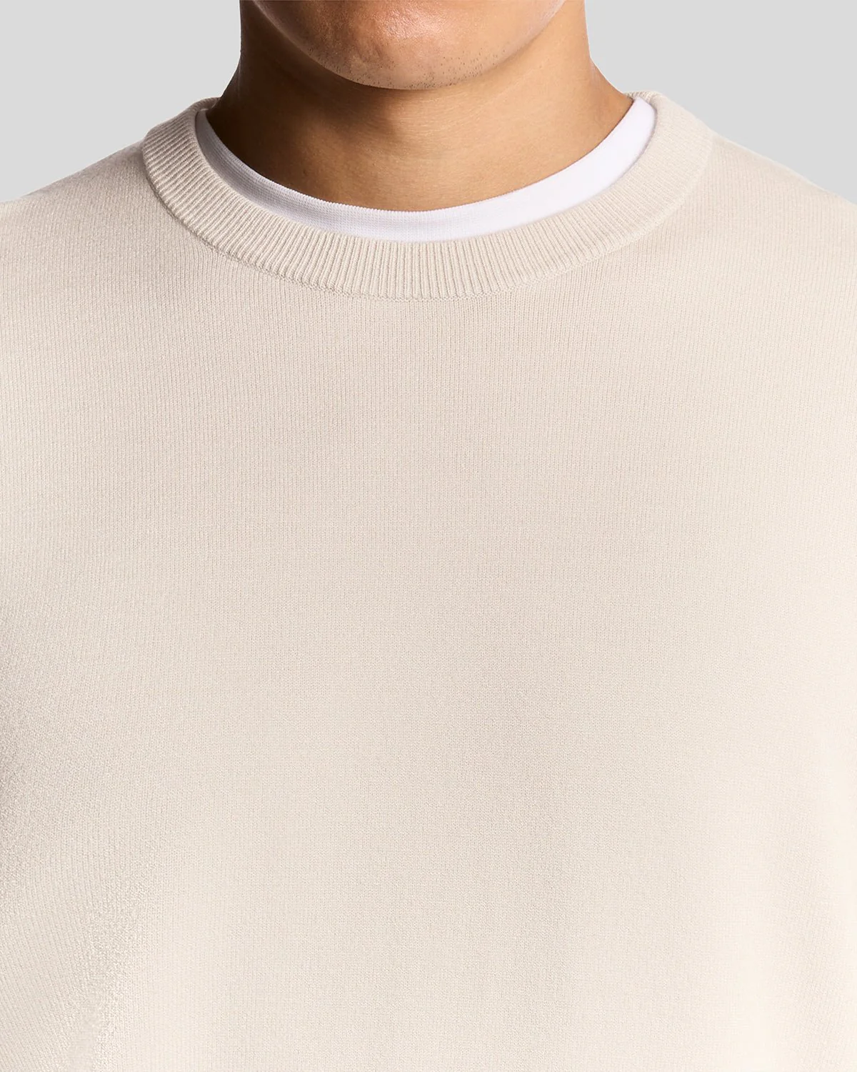 Mesh Logo Crew Neck Jumper