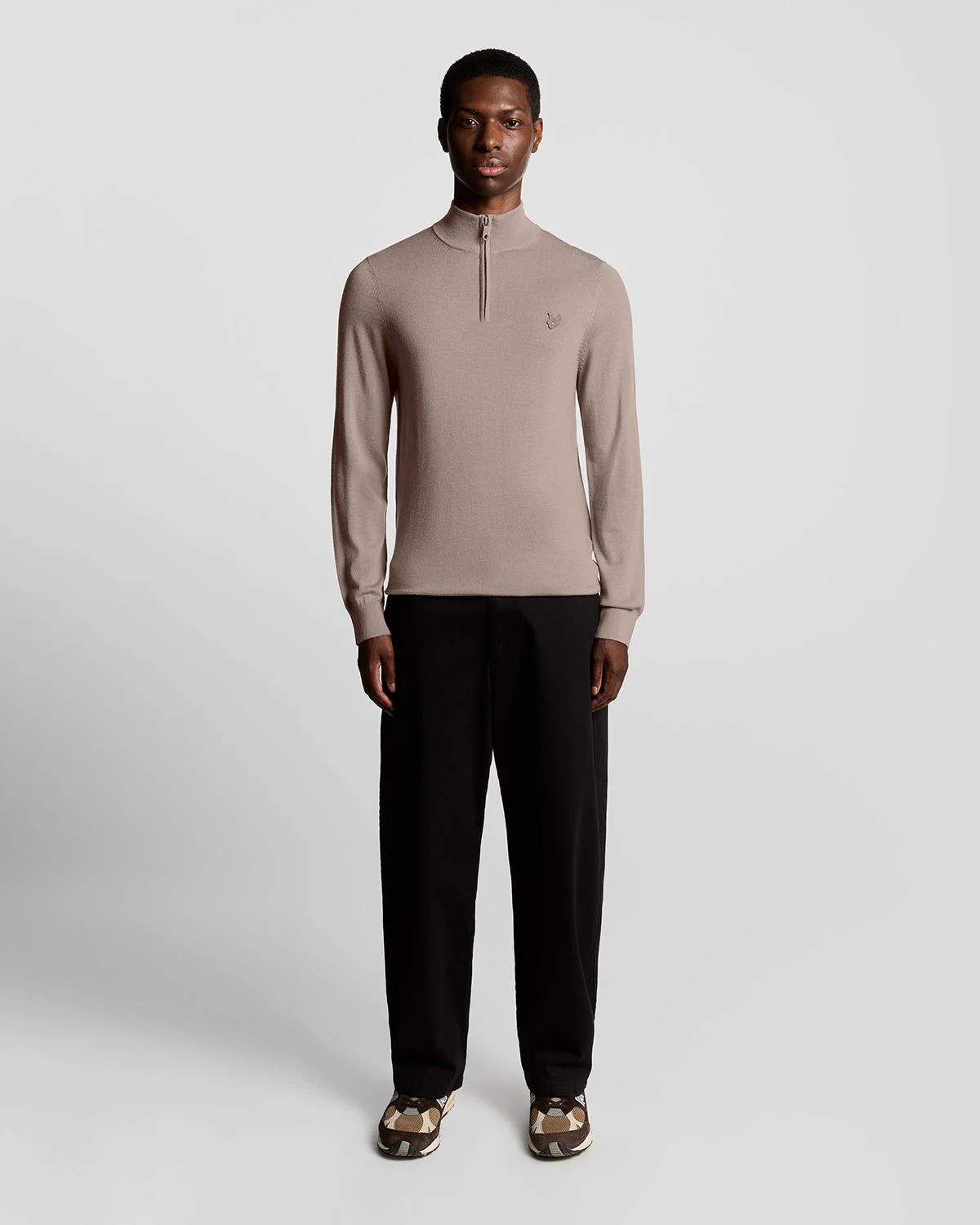 Merino Wool 1/4 Zip Jumper